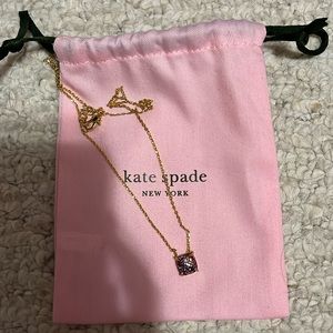 kate spade gold confetti necklace